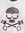 T-Shirt Skull handmade mit Stencil und Pinsel im Motorcycle Style in M, L, XL, XXL
