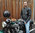 Lederjacke von Louis schwere Retro Motorradjacke in schwarz Größe M