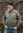 Cotton Sports Jacket von Woolrich in oliv und Größe M secondhand
