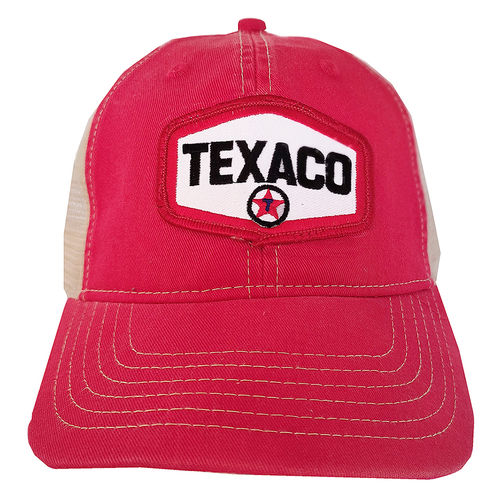 Truckercap Texaco, zweifarbige Cap mit gesticktem Patch vorn Uni Größe