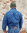 Jeansjacke mit Karomuster im Holzfäller Style von JEPS in Größe L