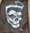 Schlüsseltasche "Skull" aus Leder, mit exclusive handbemalte Custom Artwork
