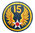 Patch 15th US Air Force, handgemalt auf Leder, authentischer WW2 Retro Aufnäher für die Schulter