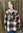 Girl Holzfällerhemd in tollen Brauntönen aus dickem Wollmaterial oversized in S/M